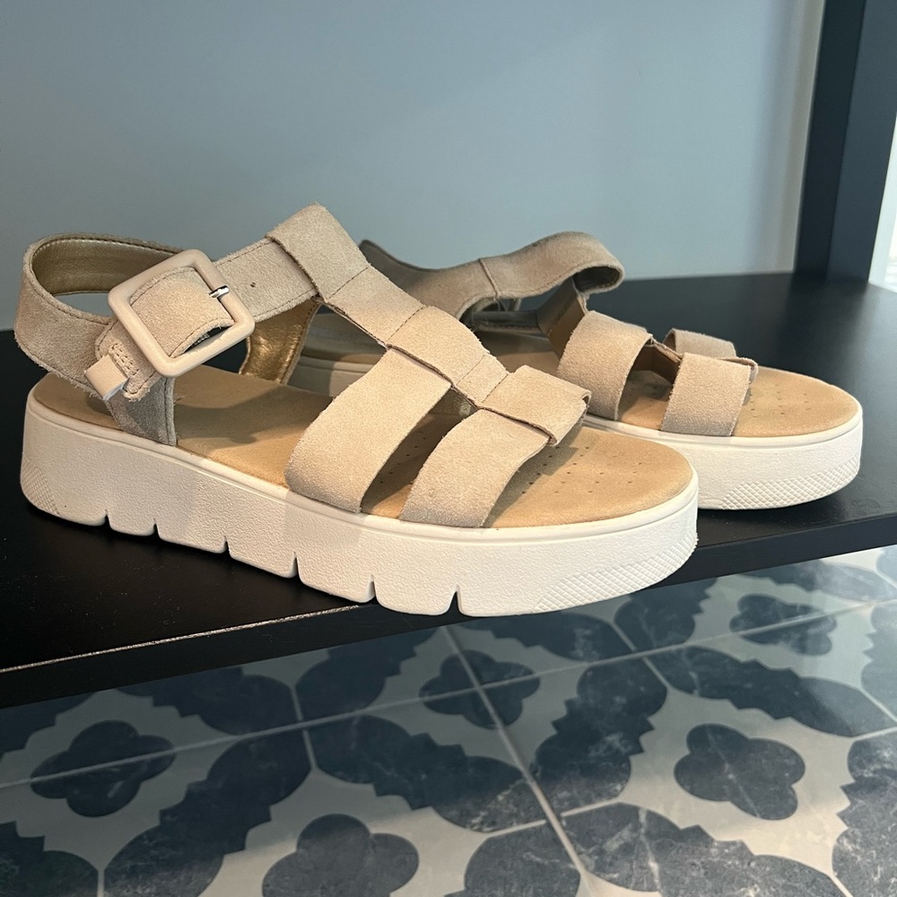 Geox Respira platform sandal